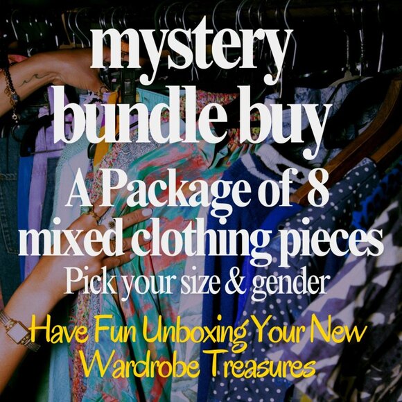 RESELLERS! FASHIONISTAS! Surprise Lot of Mixed Clothing/Accessories 8pcs Bundle - Picture 1 of 8